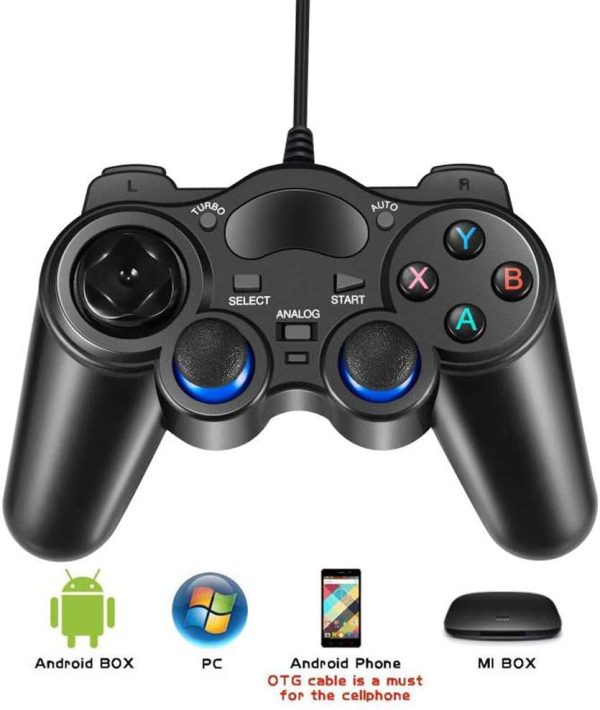 Wired USB Game Controller Joystick for Computers (Windows XP / 7/8 / 10) - Image 2