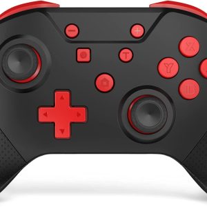 Wireless Switch Controller with Wake Up Amiibo/NFC, Turbo, Motion , Vibration and Compatible PC