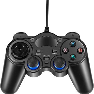 Wired USB Game Controller Joystick for Computers (Windows XP / 7/8 / 10)